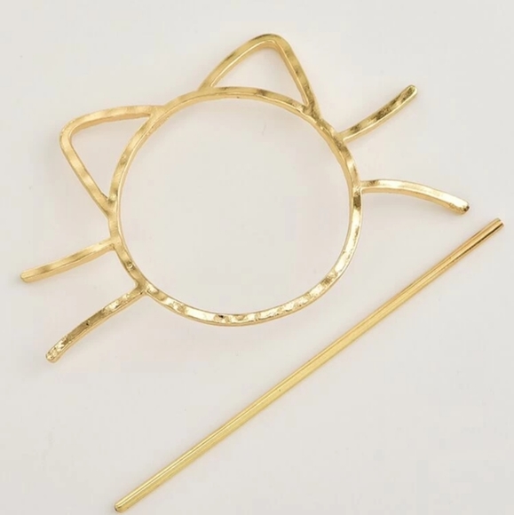 Kitty Cat Hair Clasp - Picture 4 of 4